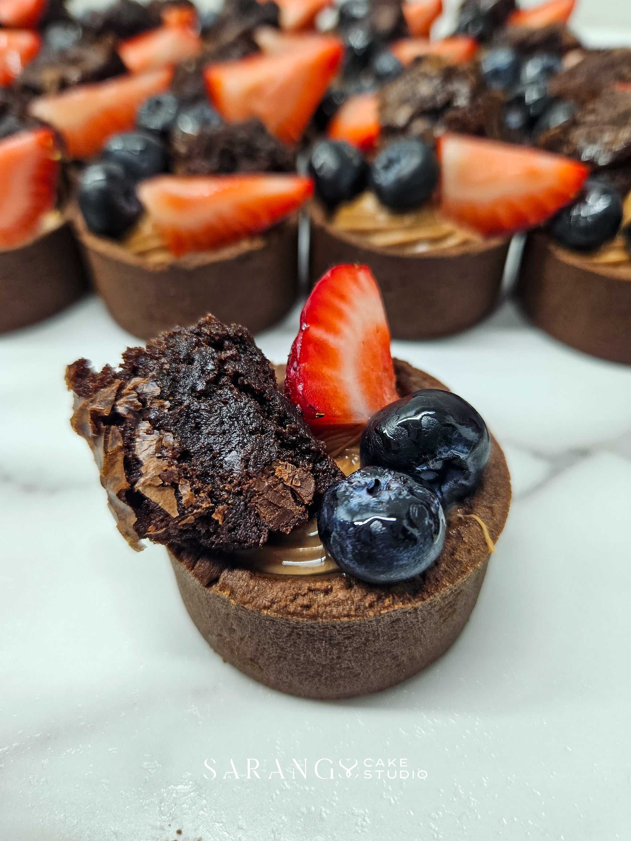 Mini Tartas Choco Brownie