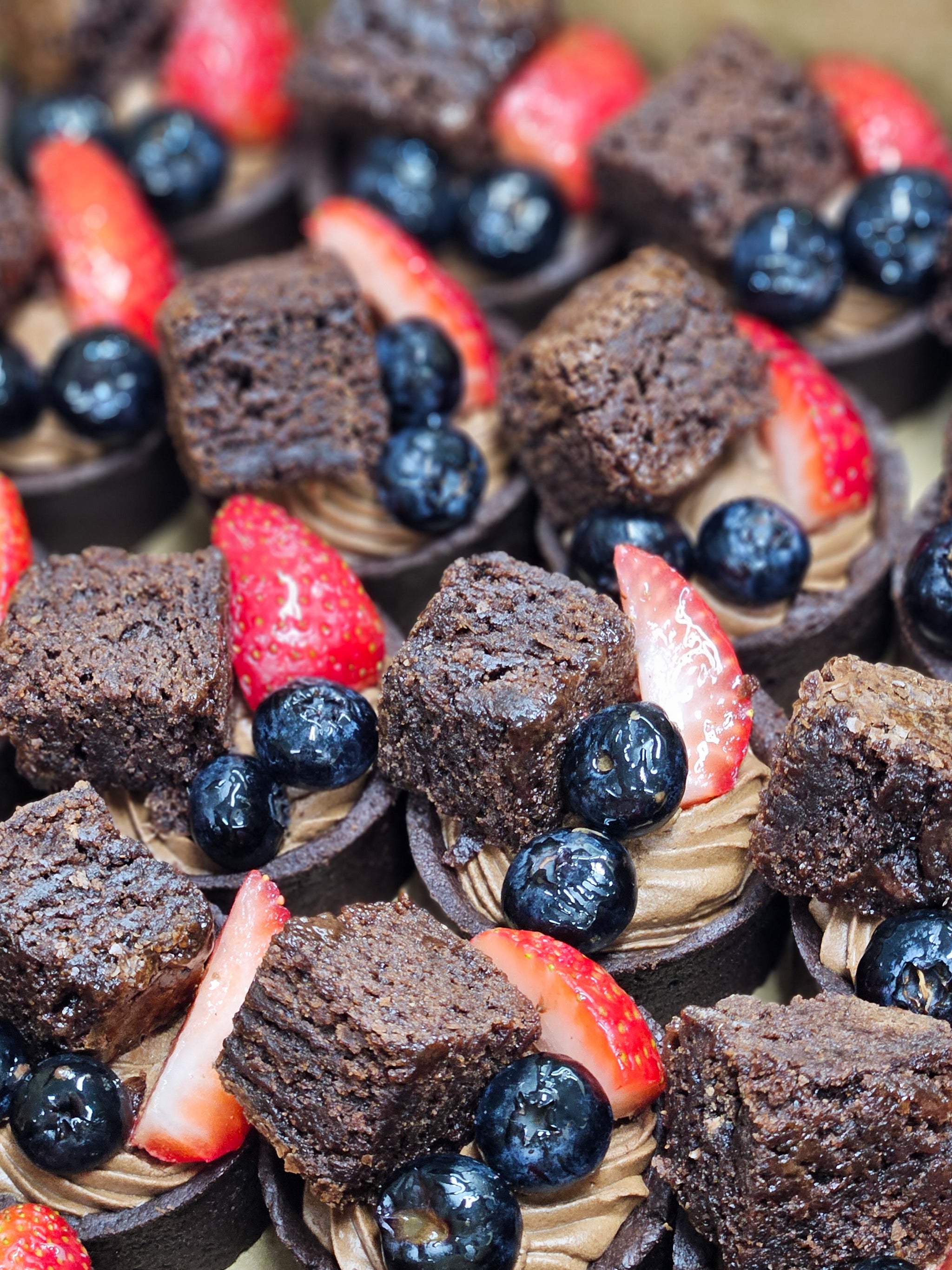 Mini Tartas Choco Brownie