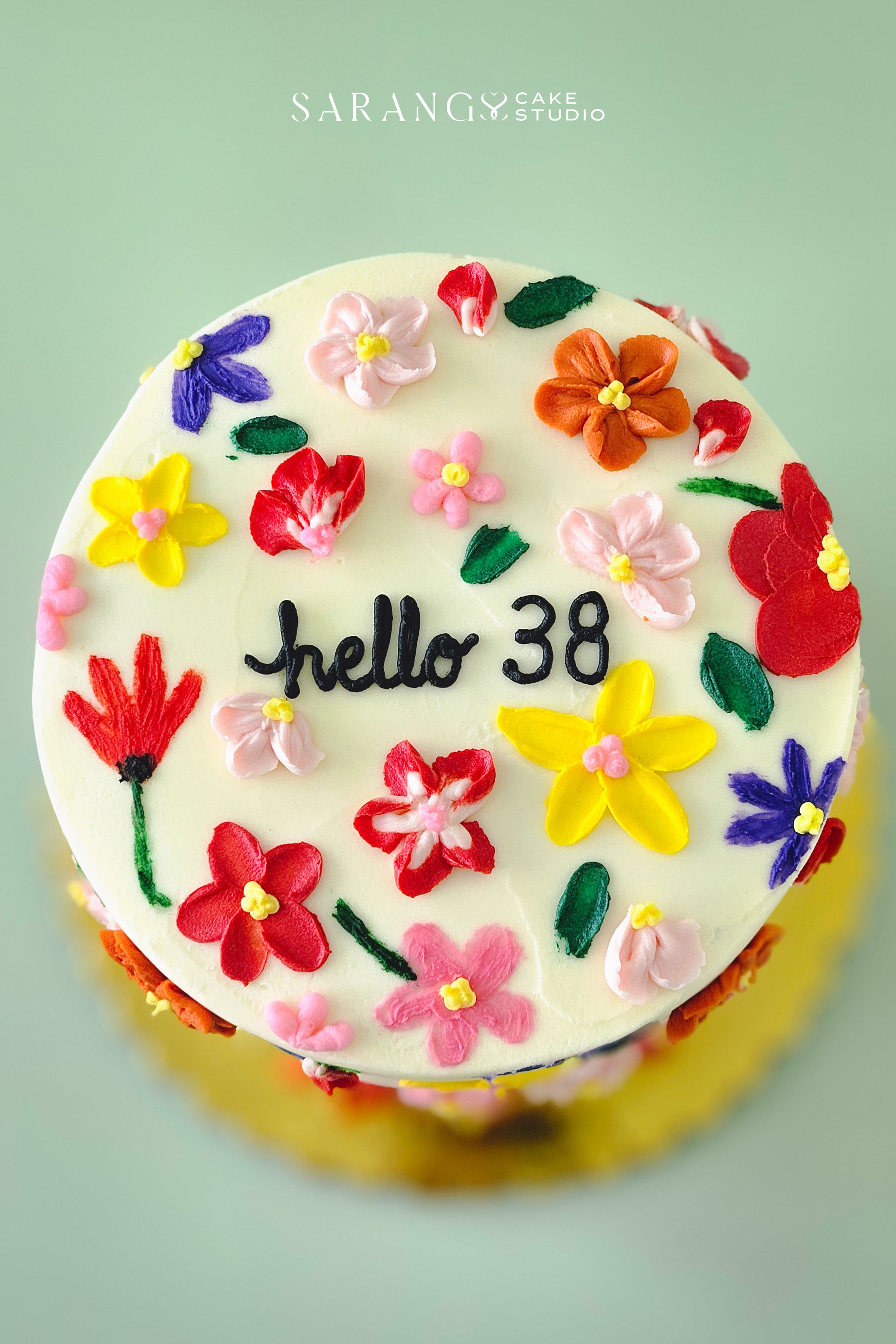 Colorful Flower Cake