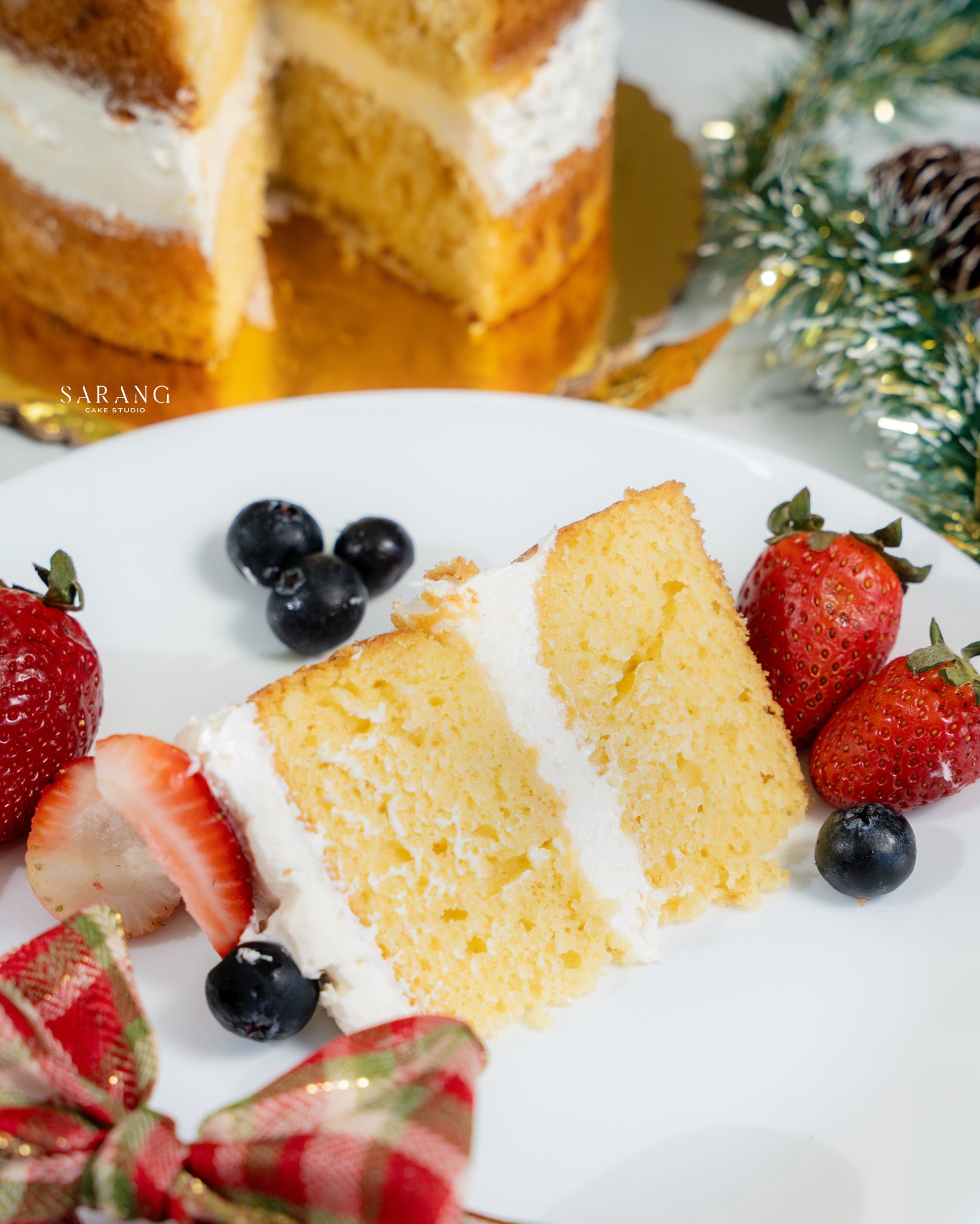 Naked Cake Navideño